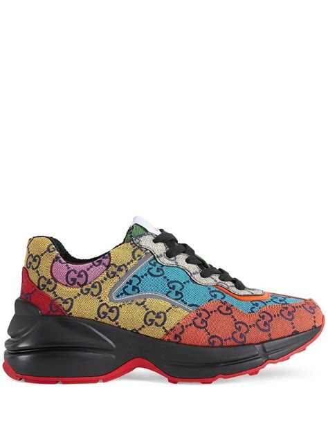 gucci rhyton multicolor sneakers|gucci rhyton sneakers worldwide.